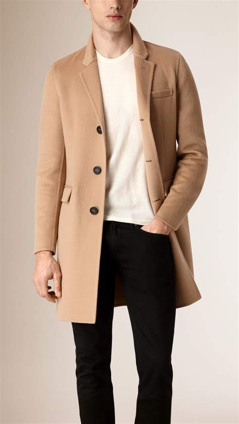 mens burberry camel coat|Burberry cashmere camel coats.